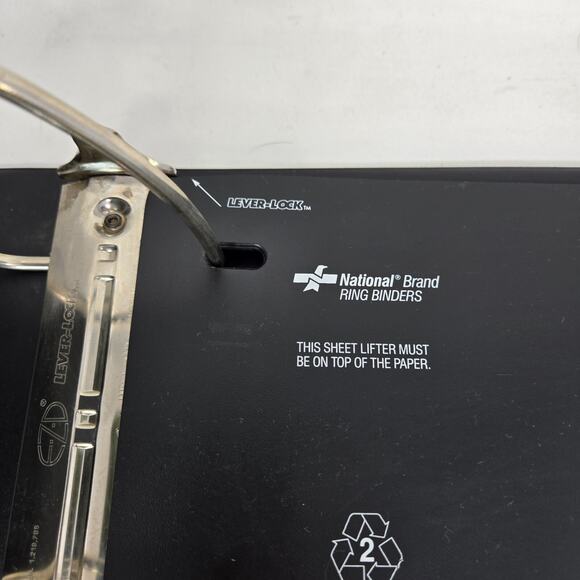 National Heavy Duty Reference Binder 5" Thick 12" x 10" Lever Lock 800+ Page - Picture 8 of 16